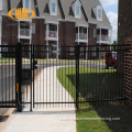 galvanized black powder coating iron gates sliding prices